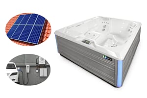 Hot Tub With Solar PV Panels or Battery Storage