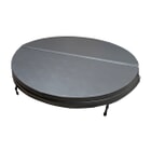 1.83 metre round hot tub cover grey