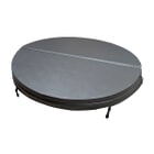 2 metre grey round hot tub cover