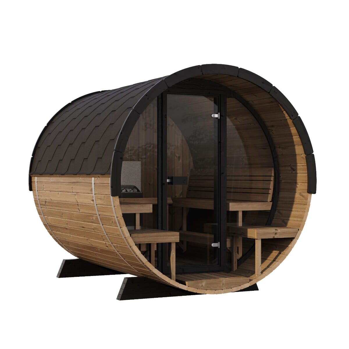 Tünn Originaal XL Outdoor Barrel Sauna (6 Person)