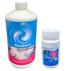 Aquablanc Liquid 1 Litre + 50 Test Strips