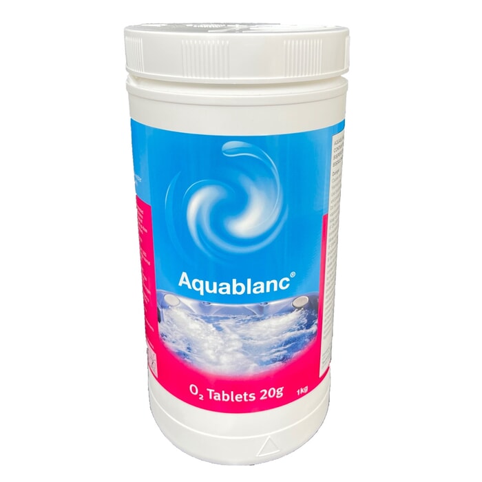 Aquablanc Comprimés 20 g – Oxygène actif en comprimés 1 kg – CGFB Concept