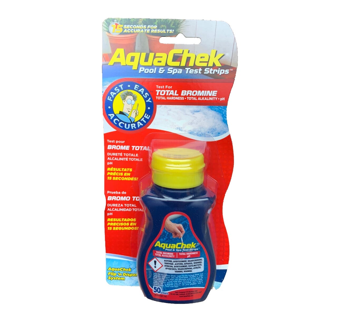 AquaChek Bromine 4 Way Test Strips