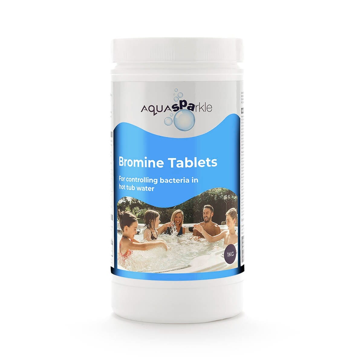 Aquasparkle Bromine Tablets for hot tubs 1kg