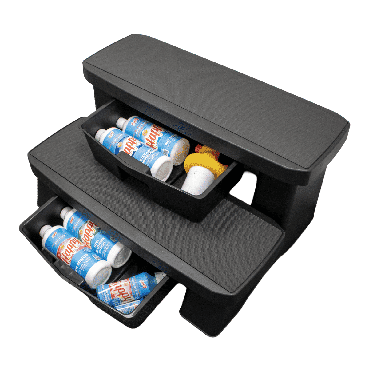 hot tub steps with storage