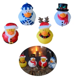 Mini Christmas Ducks (4 Pack)