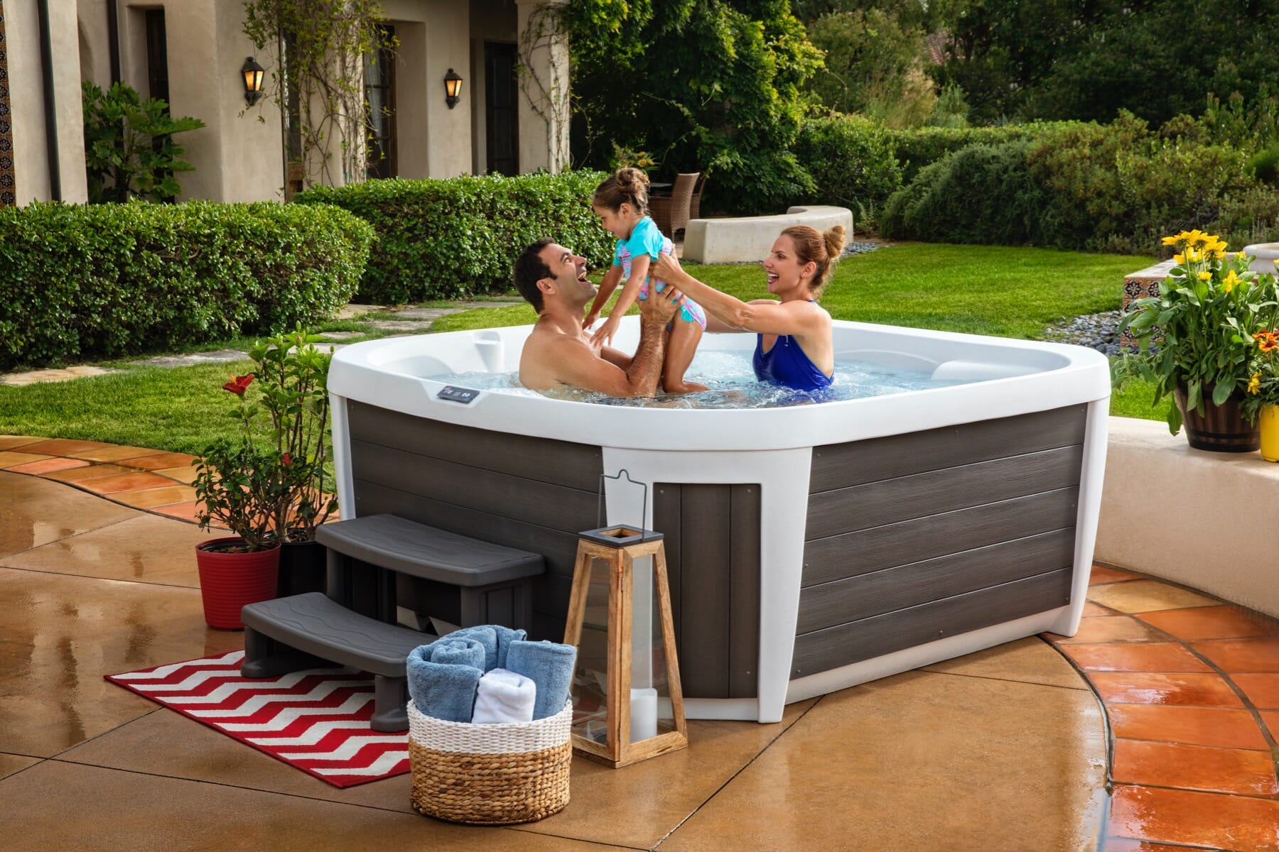 HotSpring Spas hot tub on display