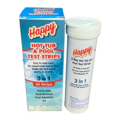 happy hot tubs bromine test strips