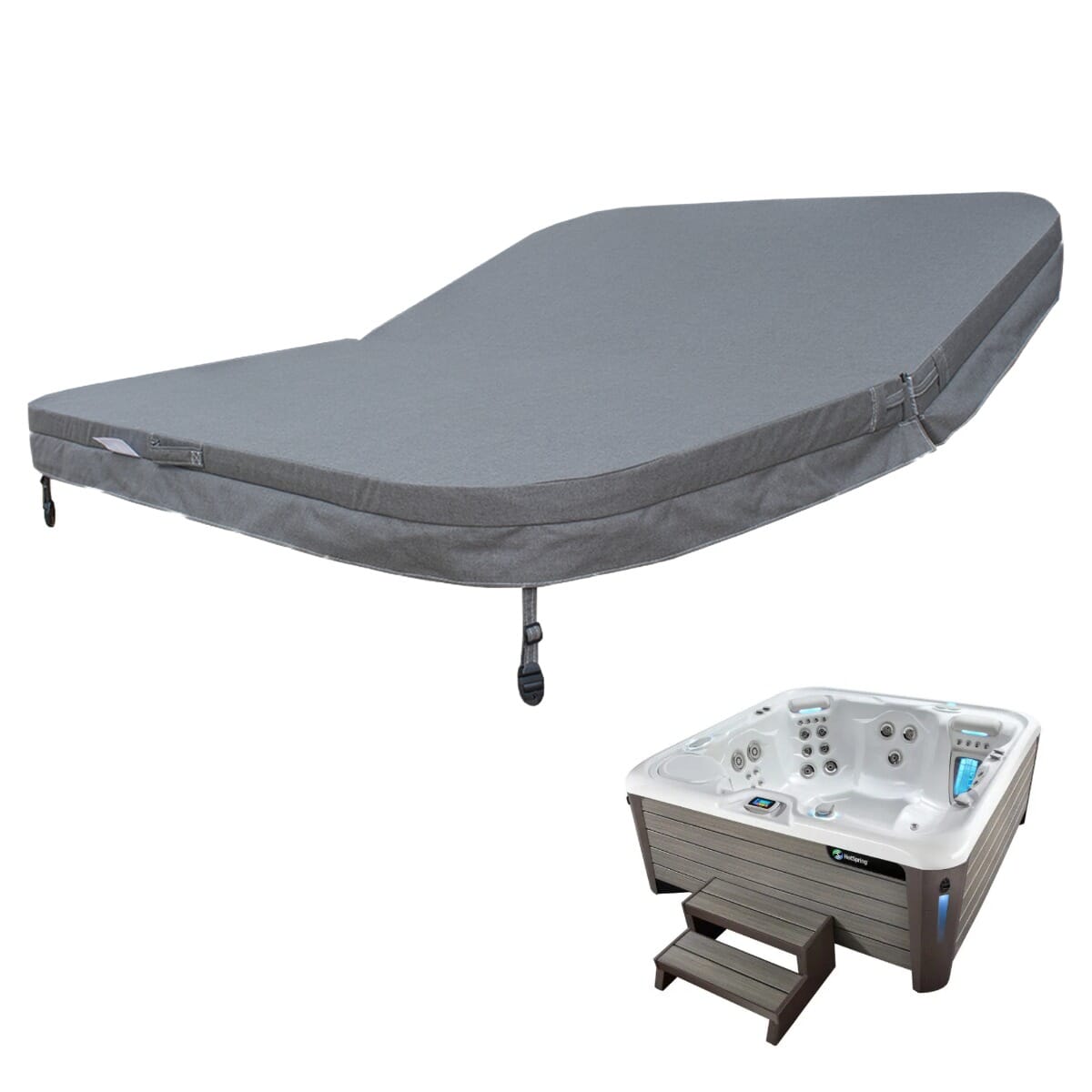 Replacement Hot Spring Vanguard Aria Cover Chocolate Brown 2014-2022