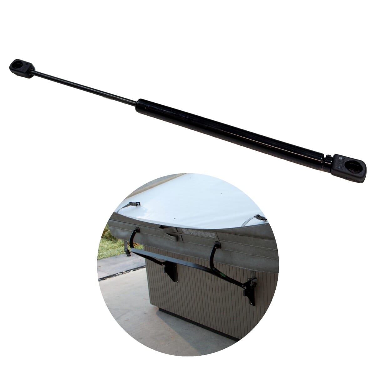 Replacement Gas Spring for Hot Spring Cover Cradle II Cover Lifter 74034