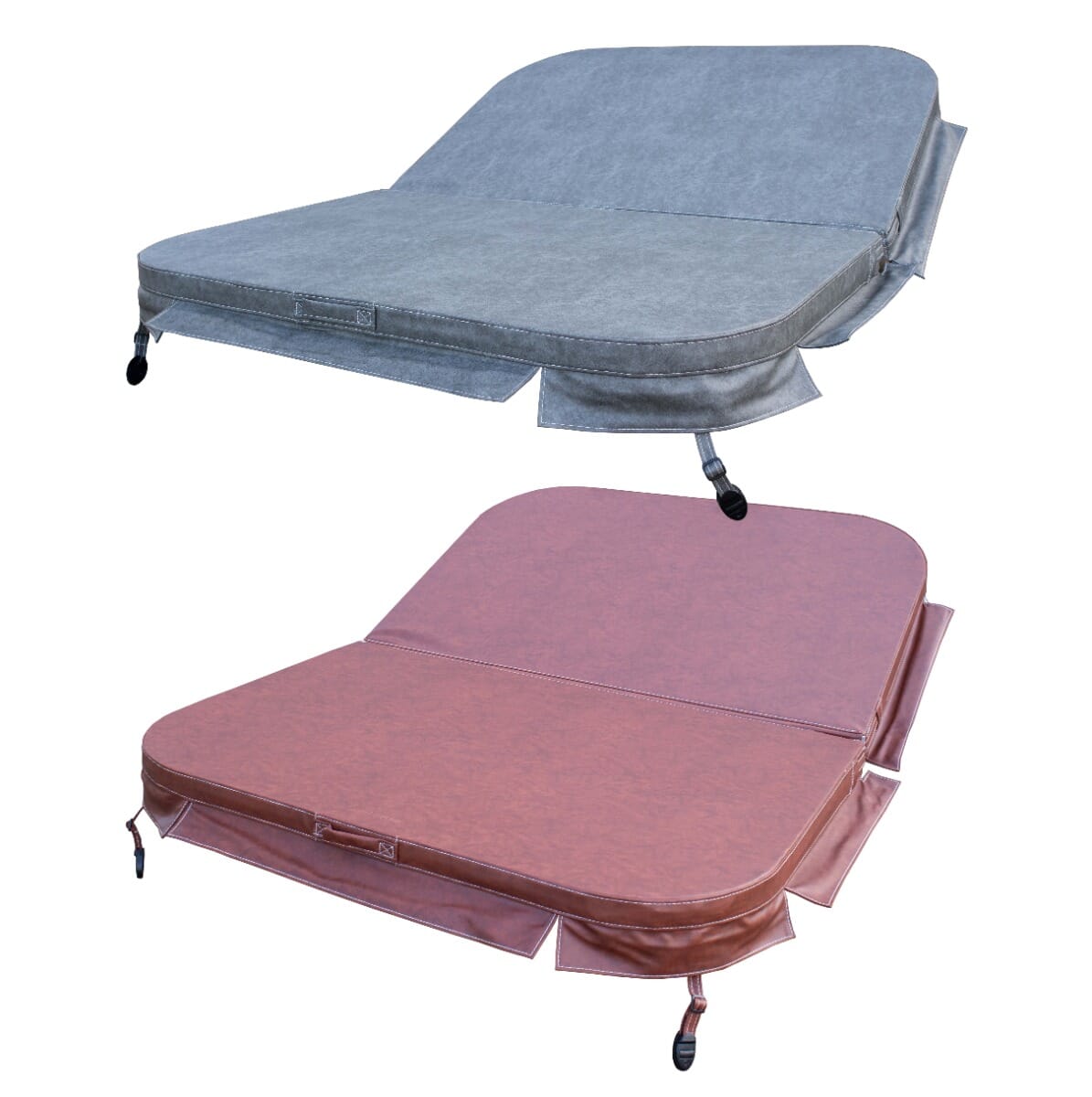 hot spring jetsetter replacement cover 1997 to 2010 grey or rust brown