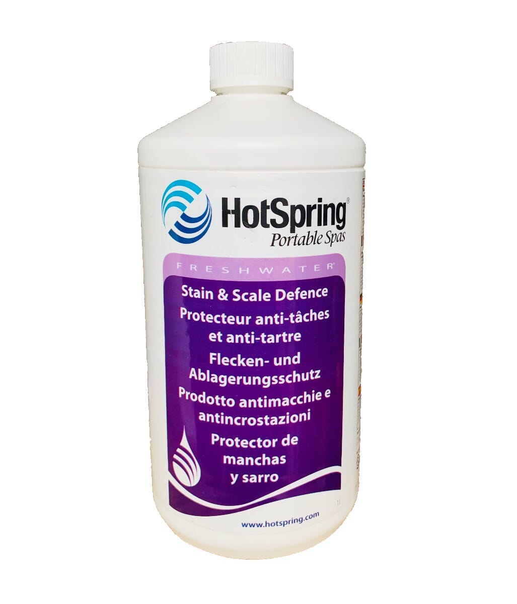Hot Spring Stain & Scale Defence 1 Litre Hot Tub AntiScale Happy