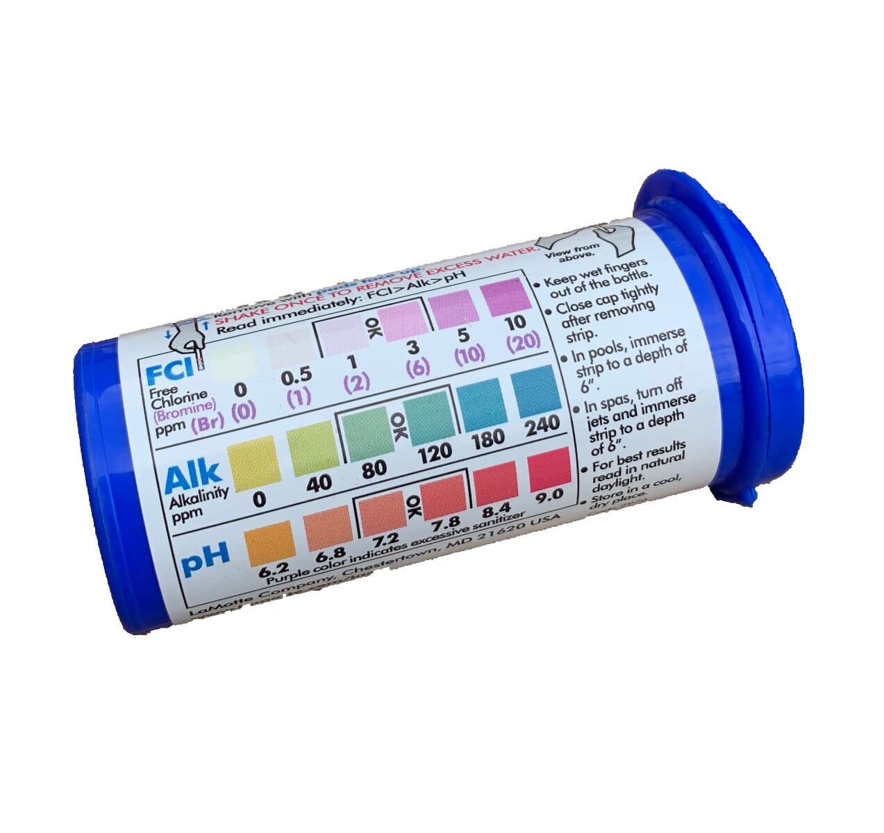 LaMotte Insta-TEST 3 Plus: Vrij Chloor, Alkaliniteit, PH