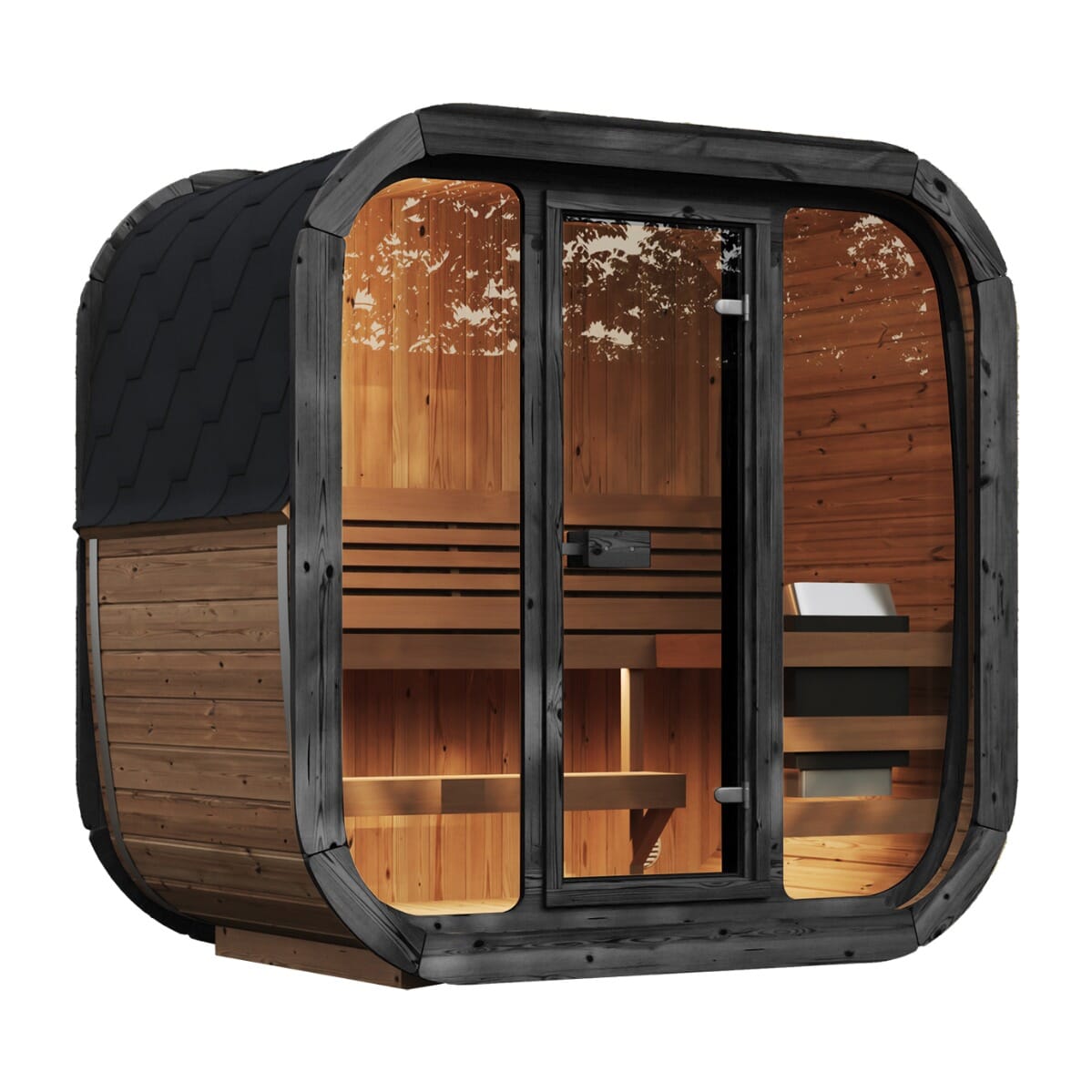 Kupp Vähe Outdoor Cube Sauna (2 Person)