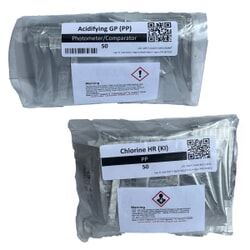 Chlorine  HR High Reading Powder Pillow Pack for Pool Lab