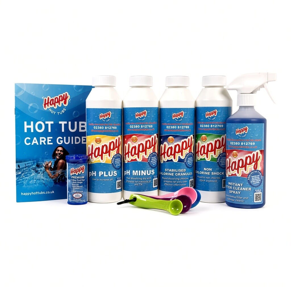 happy hot tubs premium chlorine starter kit