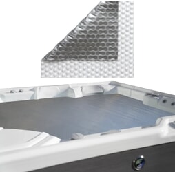 Raeguard 2.5m x 2.5 premium floating hot tub thermal blanket 500 micron