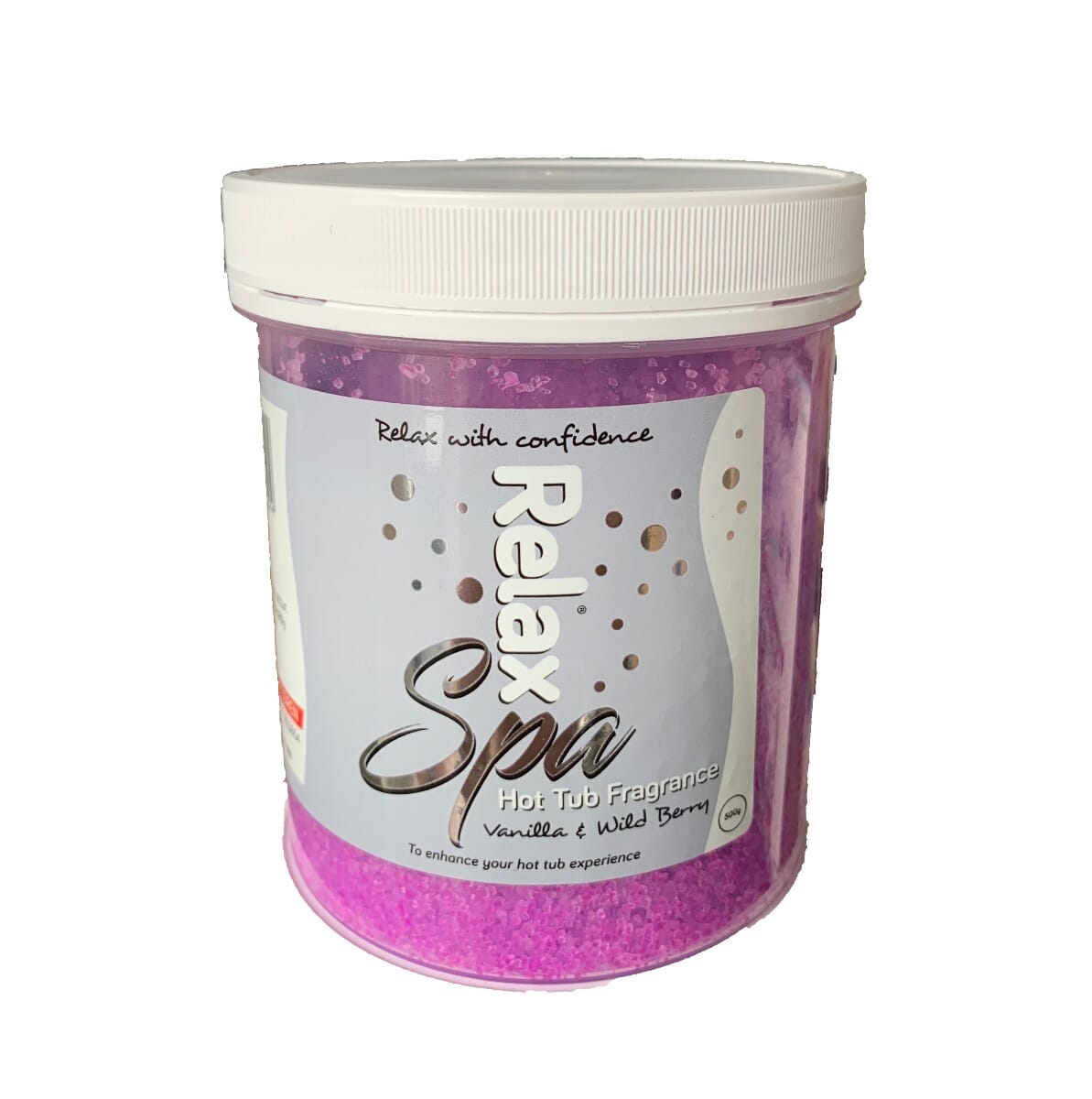 Relax Hot Tub Fragrance 500g - Vanilla & Wild Berry