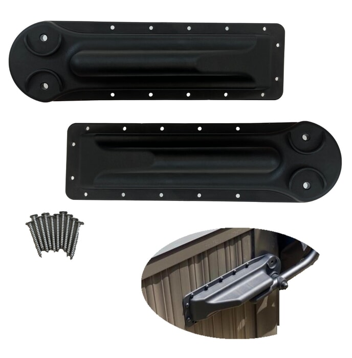 Bracket Replacement Replacement Brackets for Side Mount Hot Tub Cover Lifter (2 pack + screws)