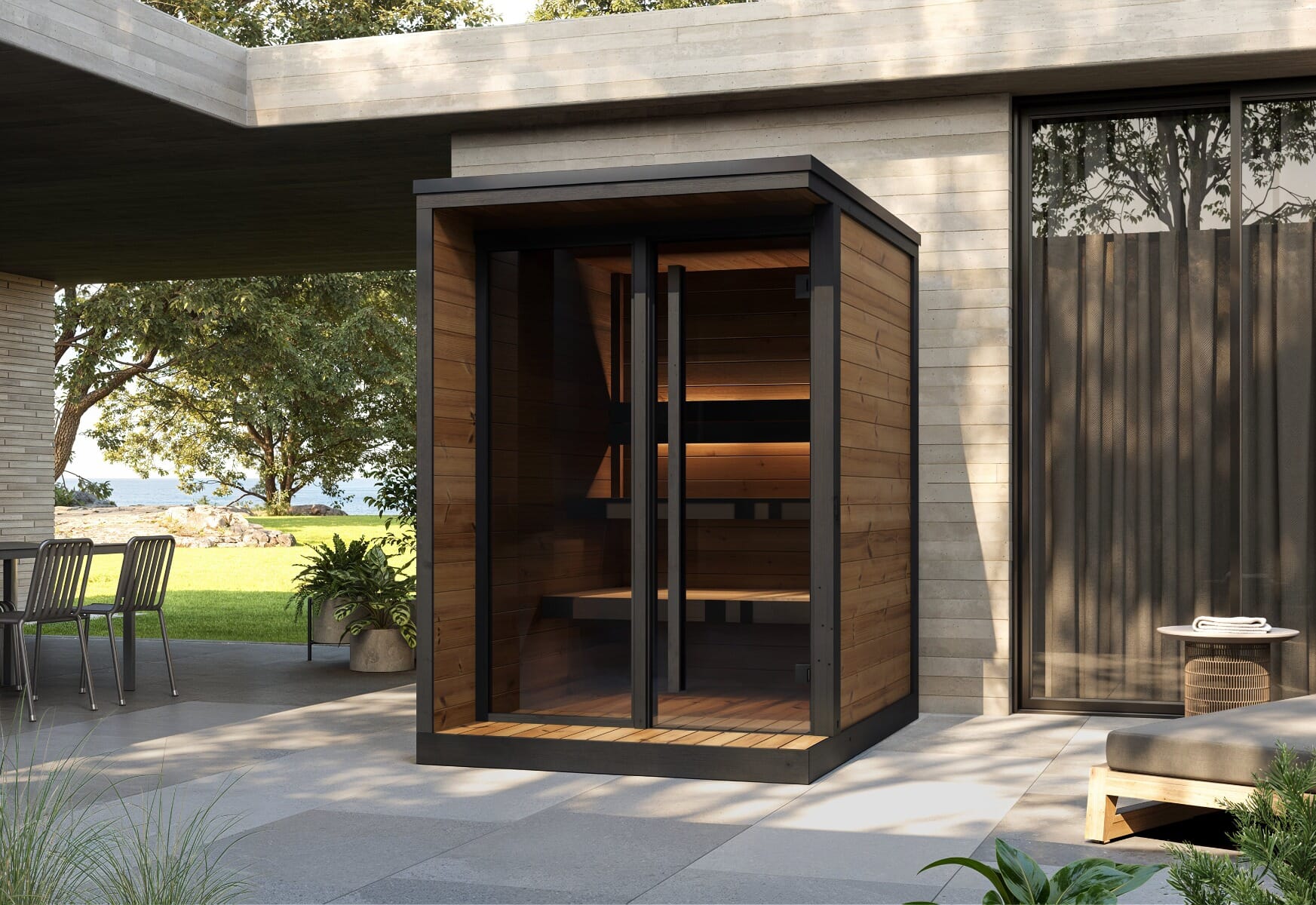 Sauna from the Happy Hot Tubs range