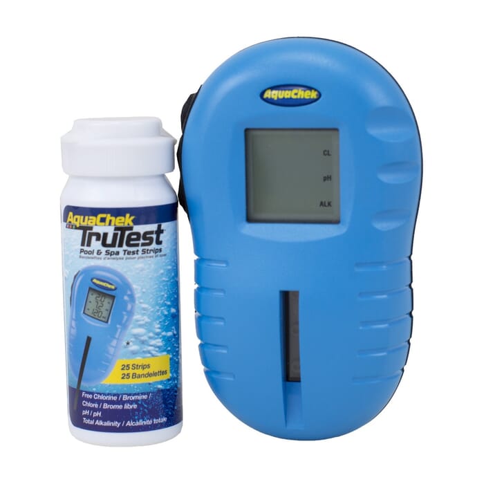 Aquachek Trutest Digital Test Strip Reader 25 Test Strips Happy Hot Tubs