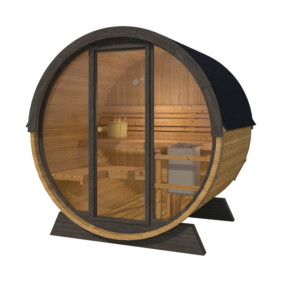 Tünn Originaal Outdoor Barrel Sauna (3-4 Person)