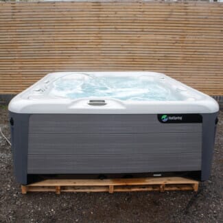 2022 Pre Owned Hot Spring Sovereign Grey White