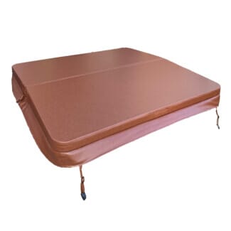 2.135 x 1.98 Metre (84'' x 78'') Rectangular Hot Tub Cover (Brown)