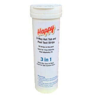happy hot tubs chlorine test strips