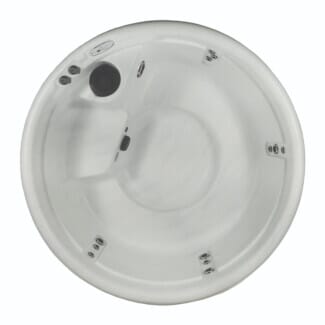 The Happy Holiday 4 person round holiday let compliant hot tub