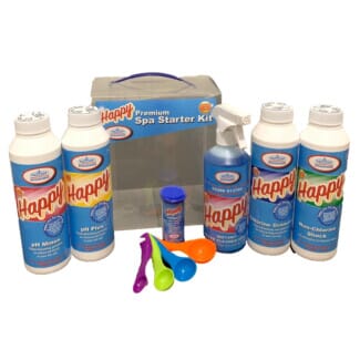 happy hot tubs premium chlorine starter kit