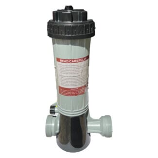 inline chlorine feeder for swimming pools