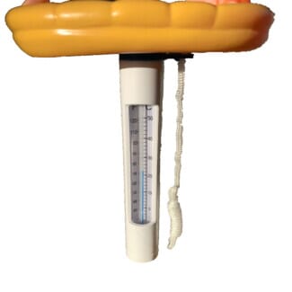 Relaxed Man Floating Thermometer