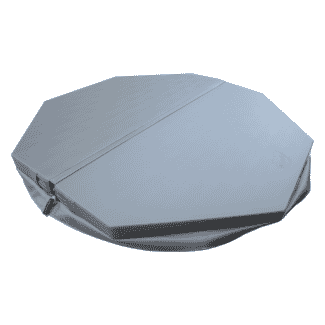 1.83 metre 1830mm octagonal octagon hot tub cover in grey fits spaform oslo
