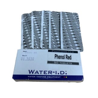 photometer phenol red tablets