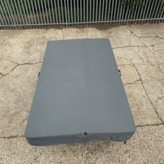 Used 171cm x 212cm Grey Polyester Hot Tub Cover (Ref 223)