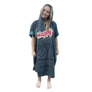 Happy Hot Tubs Towelling Poncho Gown