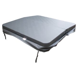 2.07 x 1.98 Metre (81.5'' x 78'') Rectangular Hot Tub Cover (Grey)