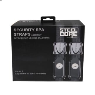 SteelCore Hot Tub Security Straps with Locks