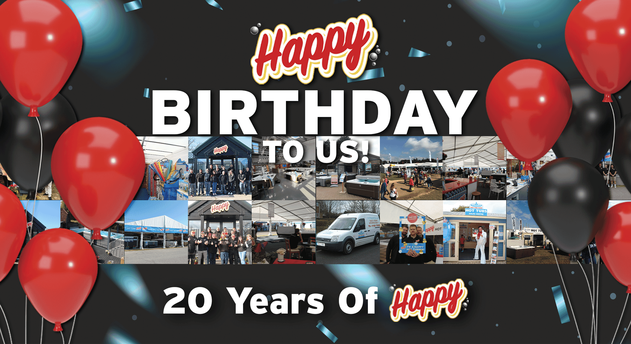 Happy Hot Tubs is 20 years old!