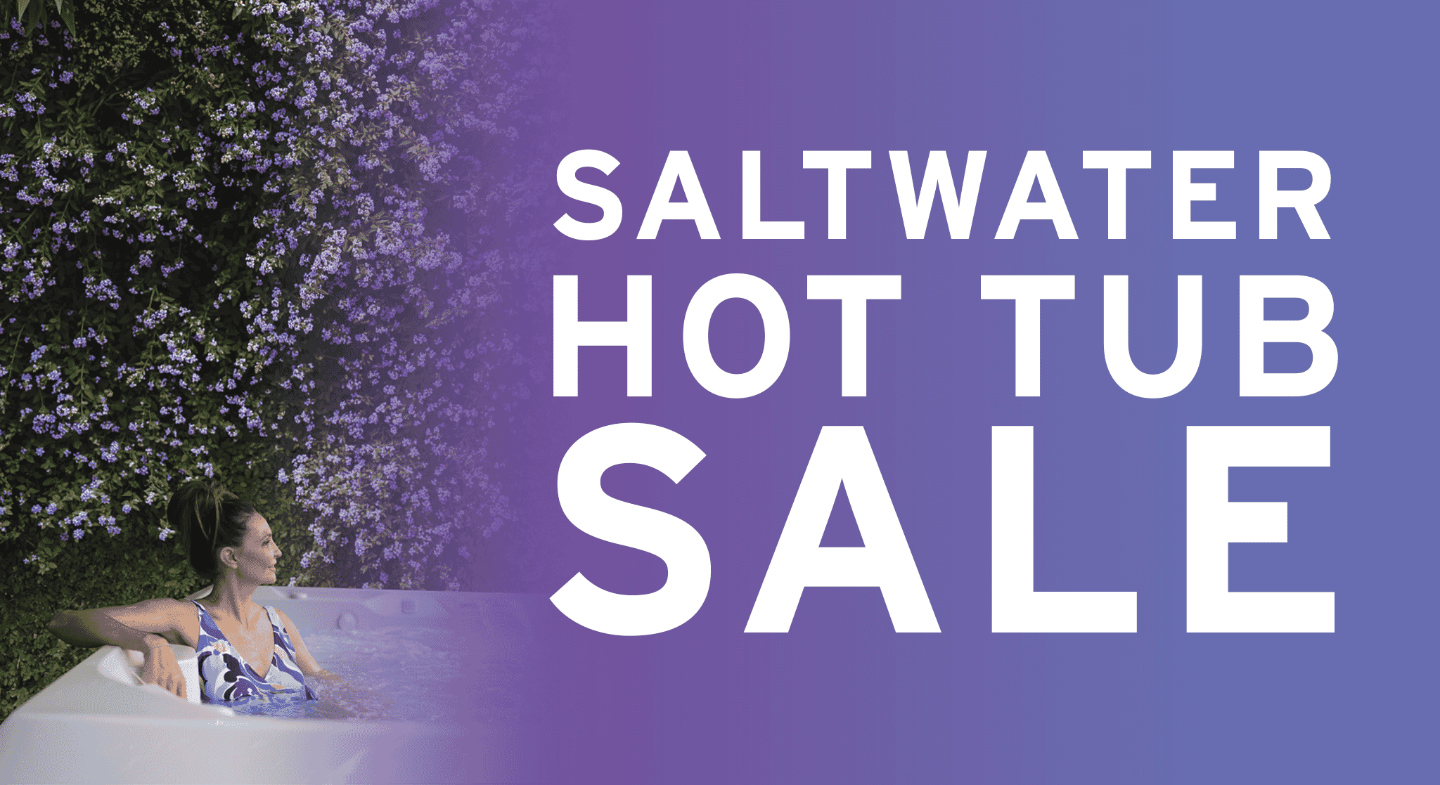 Saltwater hot tub sale