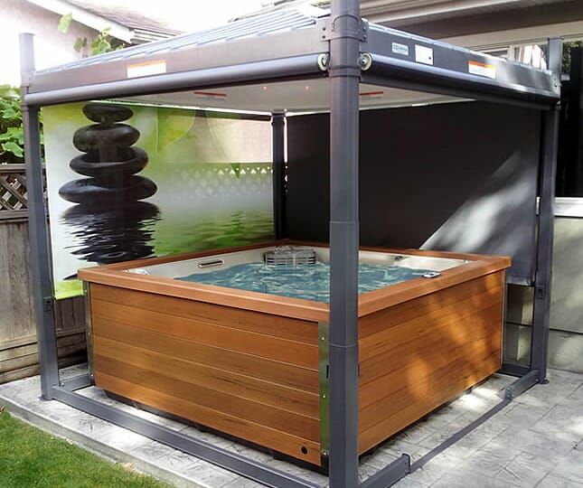 Covana Evolution Automated Hot Tub Cover Gazebo